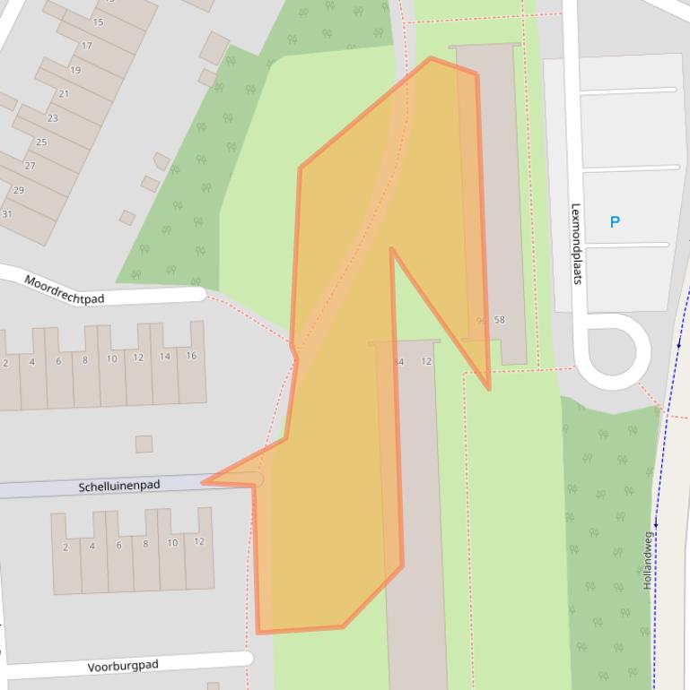 Kaart van postcodegebied 6843HN.