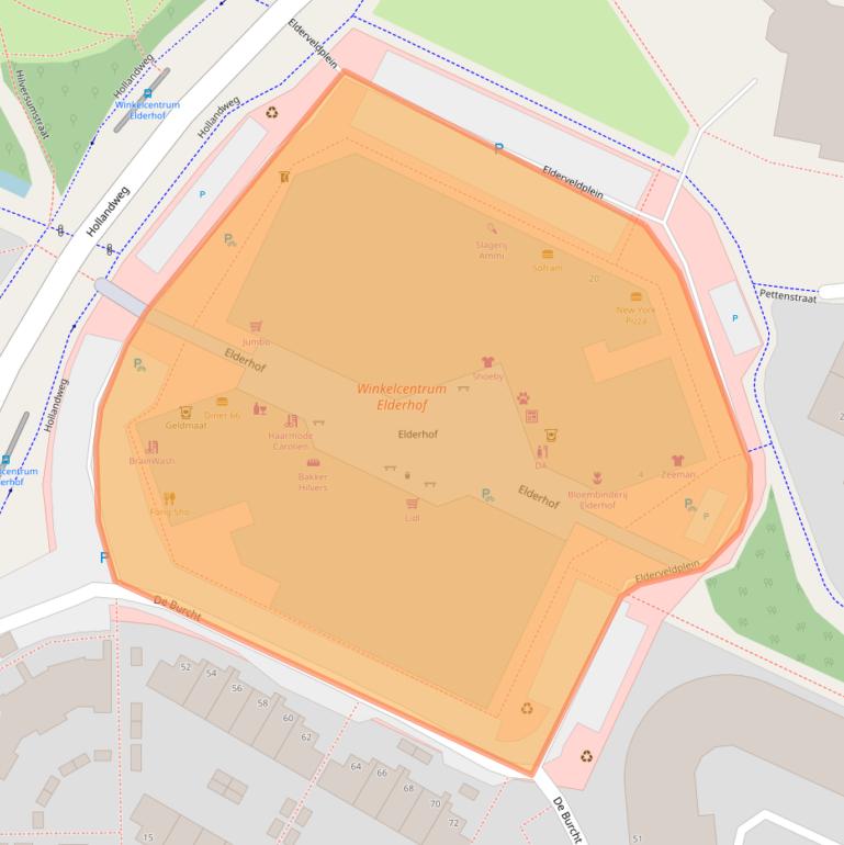 Kaart van postcodegebied 6843JA.