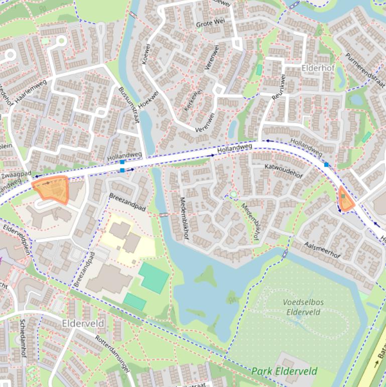 Kaart van postcodegebied 6843JN.