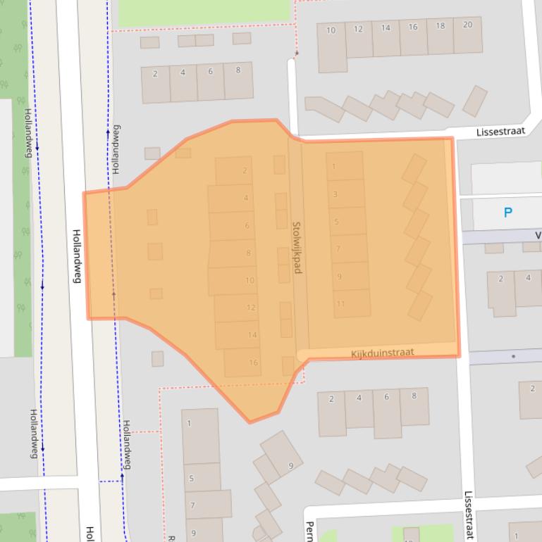 Kaart van postcodegebied 6843JS.