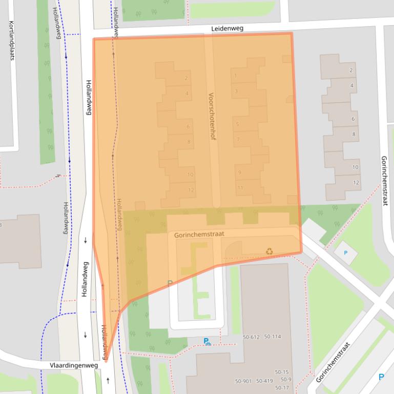 Kaart van postcodegebied 6843KN.