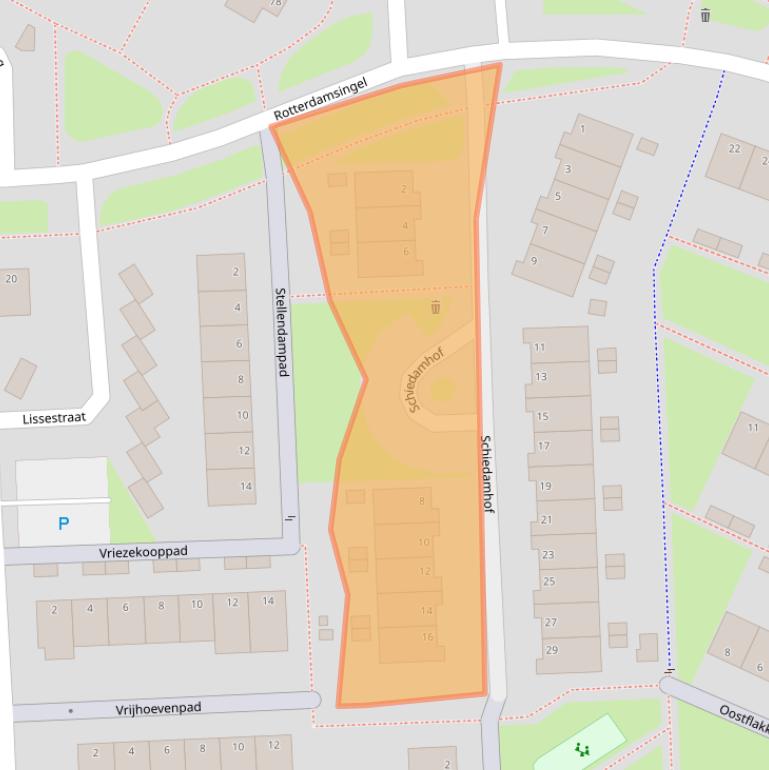 Kaart van postcodegebied 6843KV.