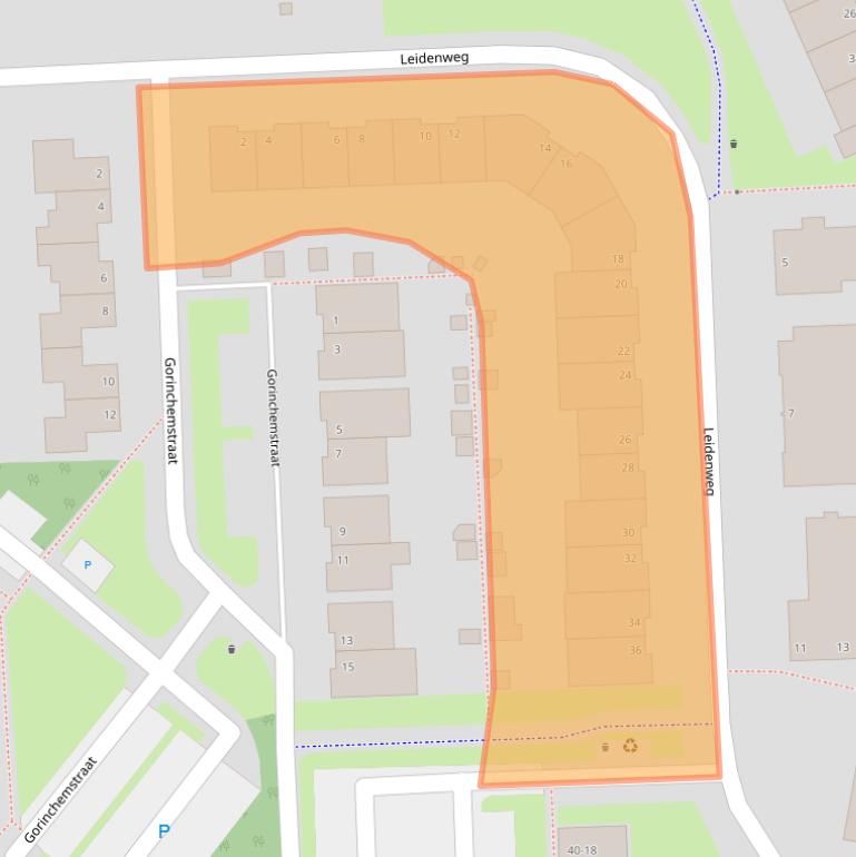 Kaart van postcodegebied 6843LC.