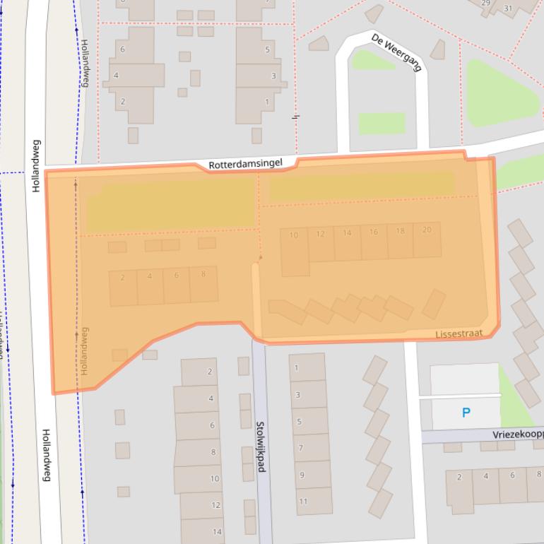 Kaart van postcodegebied 6843ML.