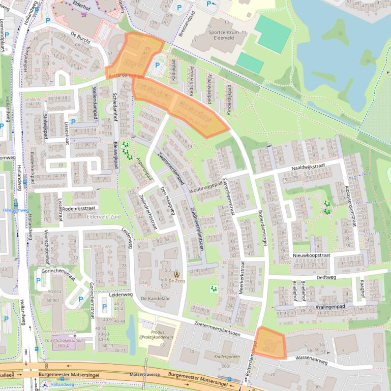 Kaart van postcodegebied 6843MN.
