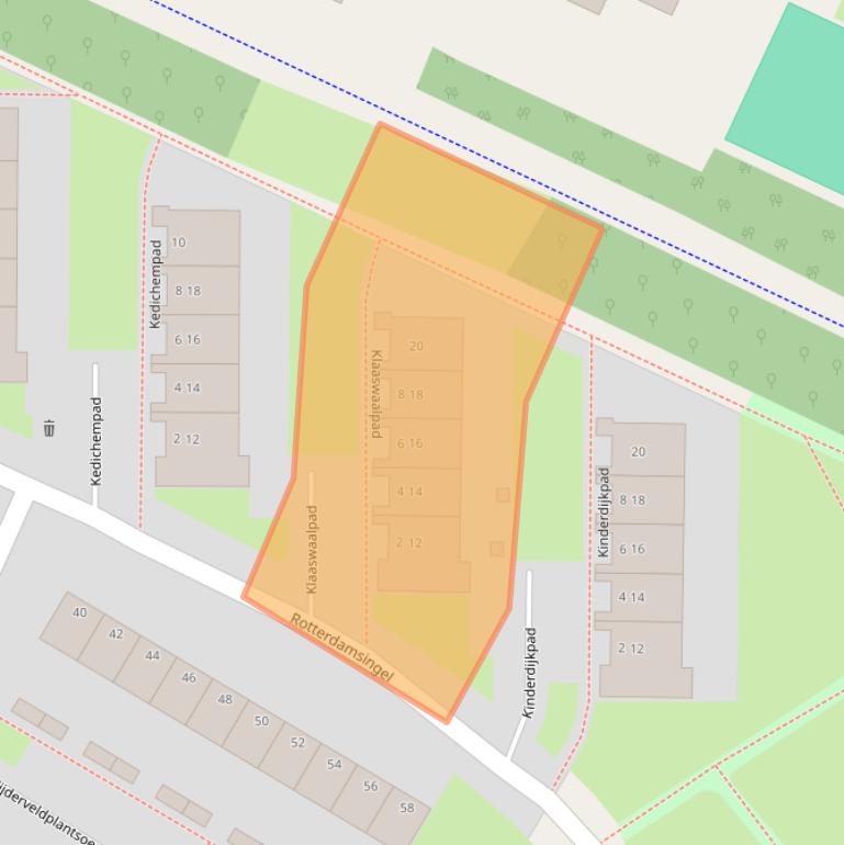 Kaart van postcodegebied 6843MS.