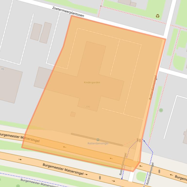 Kaart van postcodegebied 6843NZ.