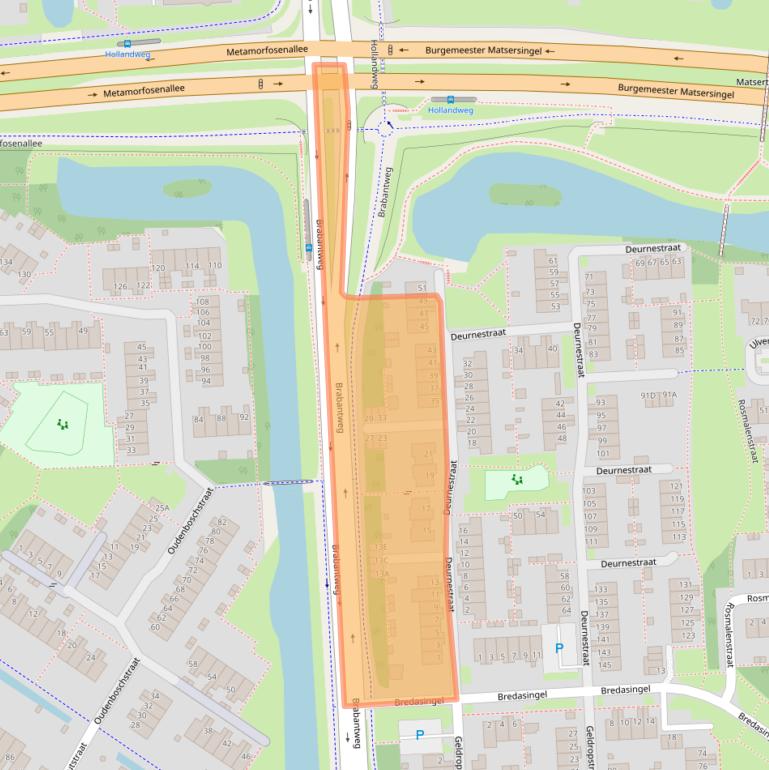 Kaart van postcodegebied 6843PM.