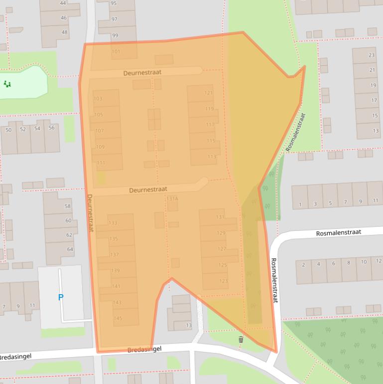 Kaart van postcodegebied 6843PP.