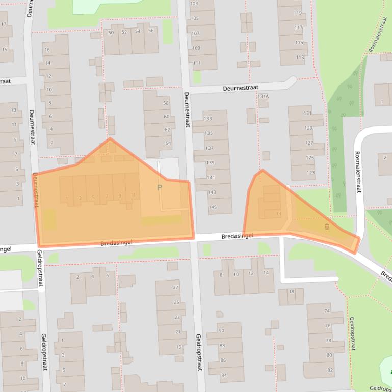 Kaart van postcodegebied 6843RA.