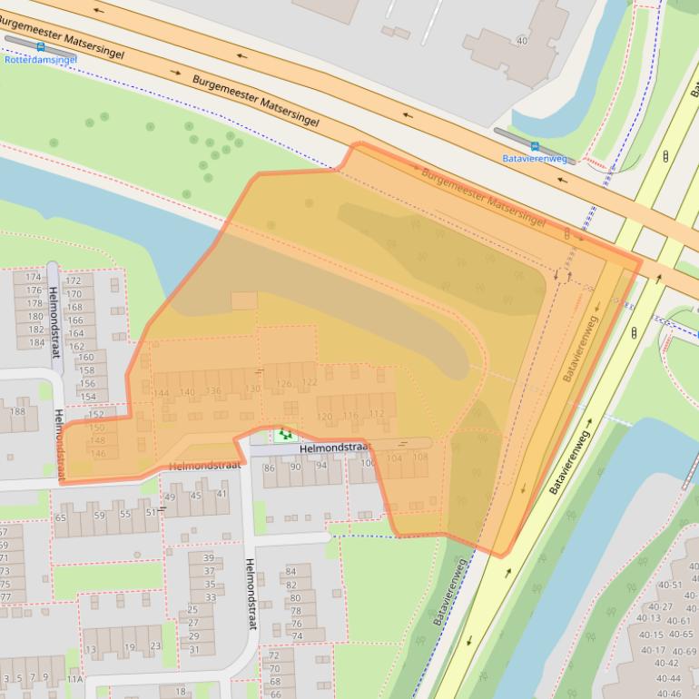 Kaart van postcodegebied 6843SJ.