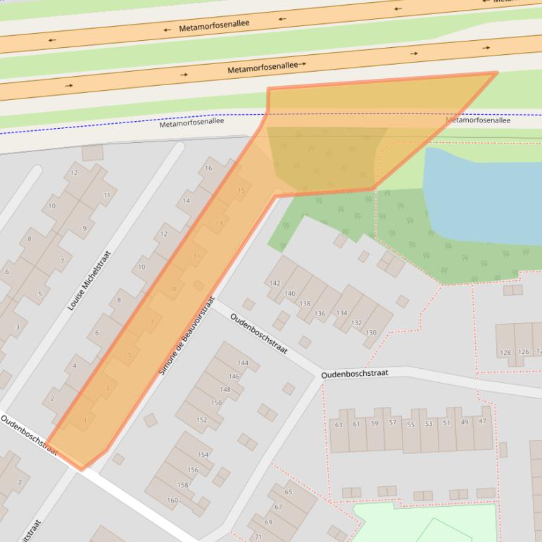 Kaart van postcodegebied 6843TC.