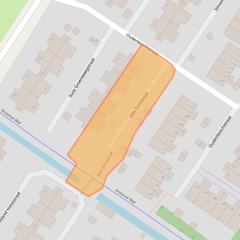 Kaart van postcodegebied 6843TE.