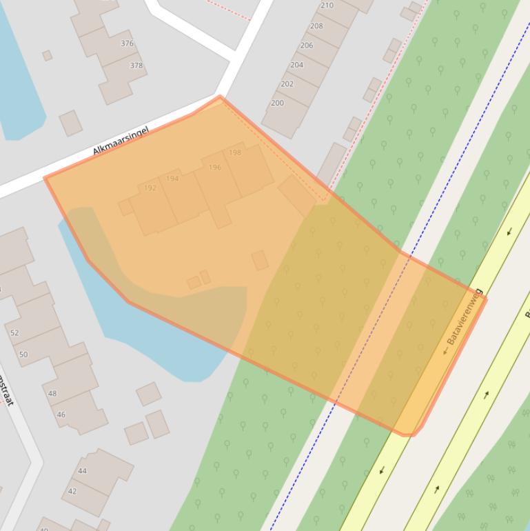 Kaart van postcodegebied 6843WP.