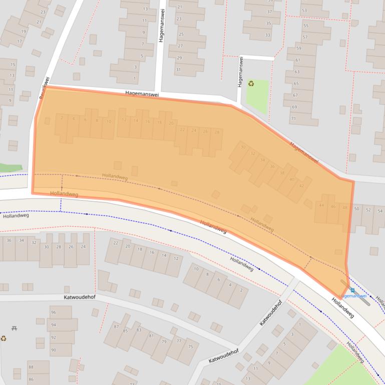 Kaart van postcodegebied 6843XK.