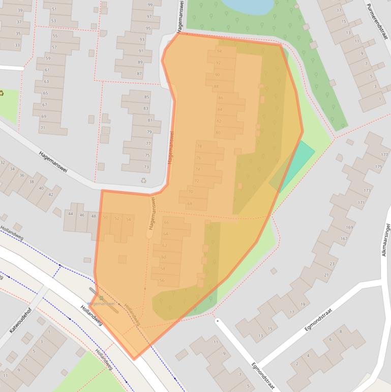 Kaart van postcodegebied 6843XN.