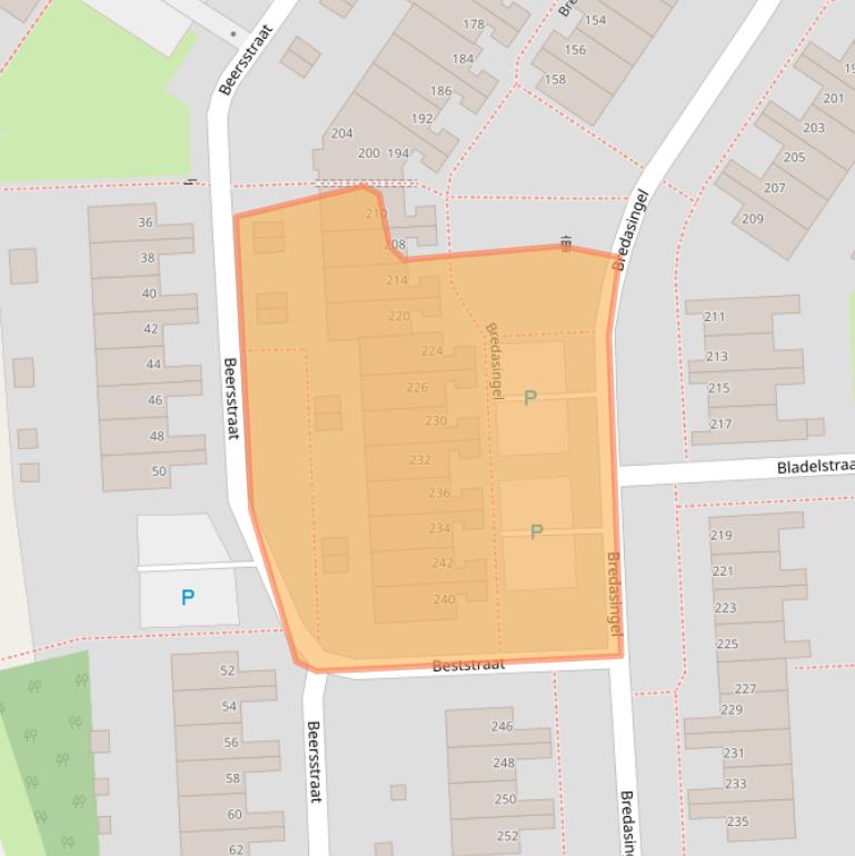 Kaart van postcodegebied 6844AV.