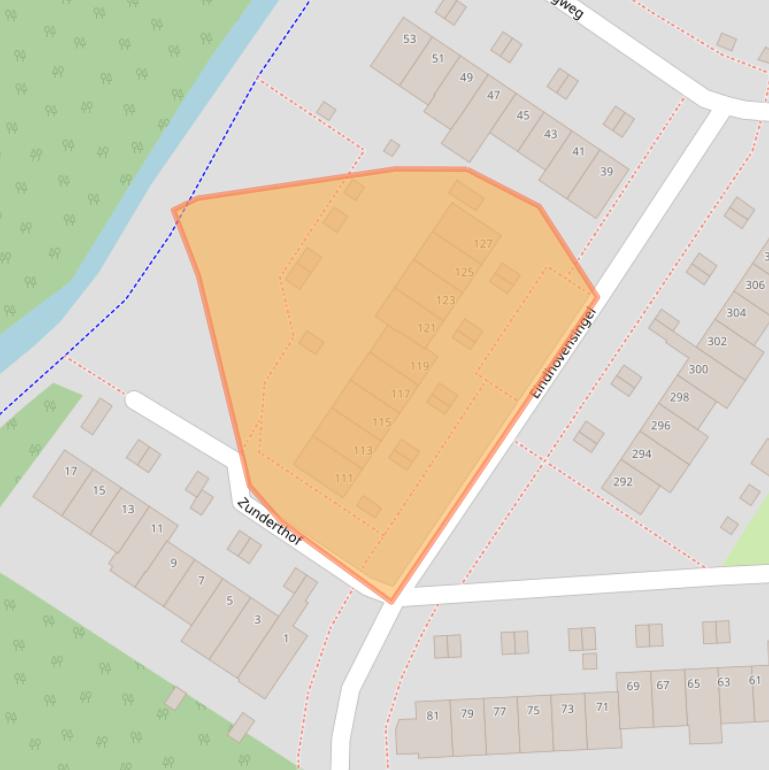 Kaart van postcodegebied 6844CE.