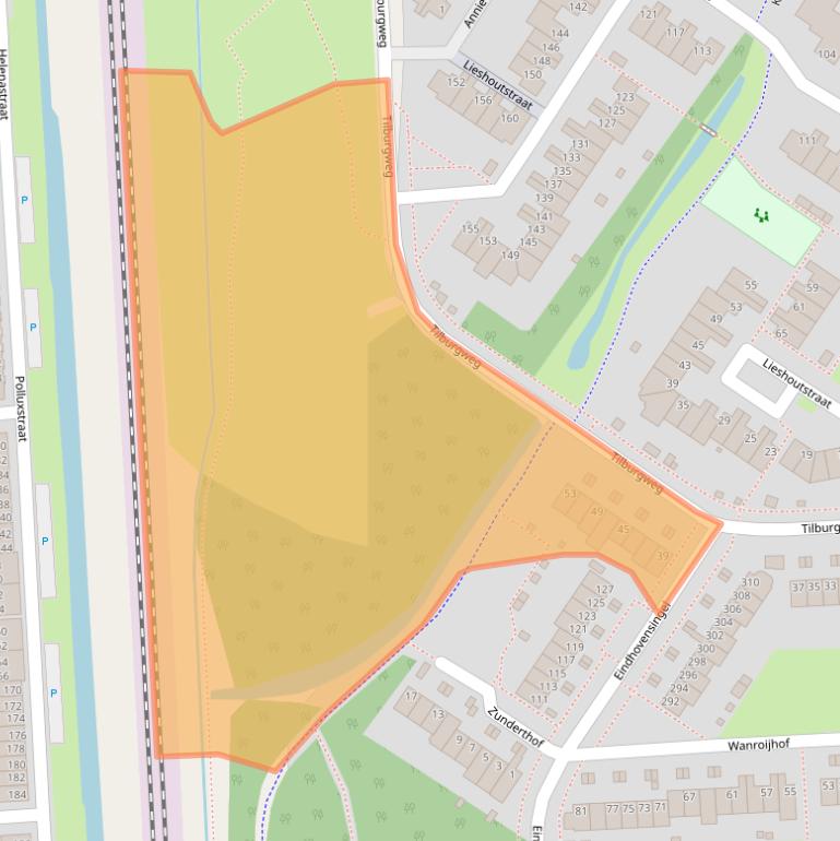 Kaart van postcodegebied 6844CW.
