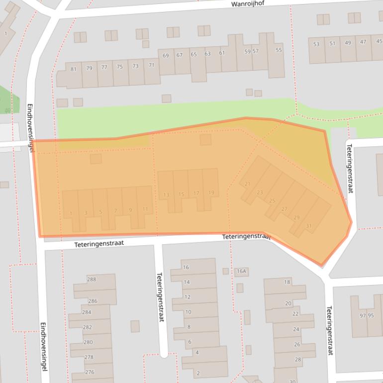 Kaart van postcodegebied 6844DA.