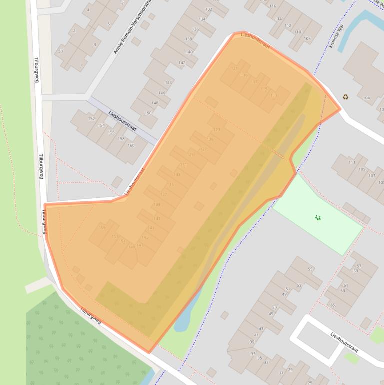 Kaart van postcodegebied 6844EH.