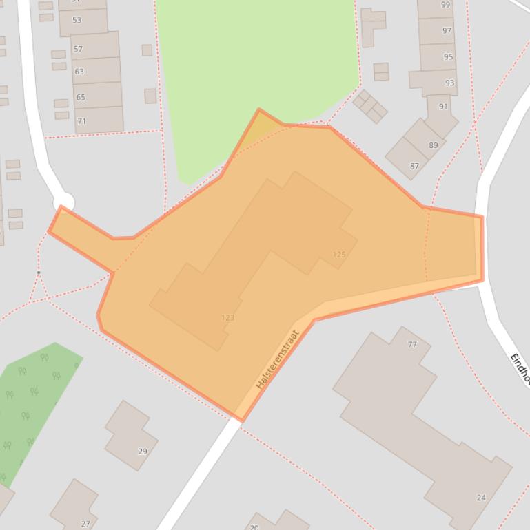 Kaart van postcodegebied 6844HJ.