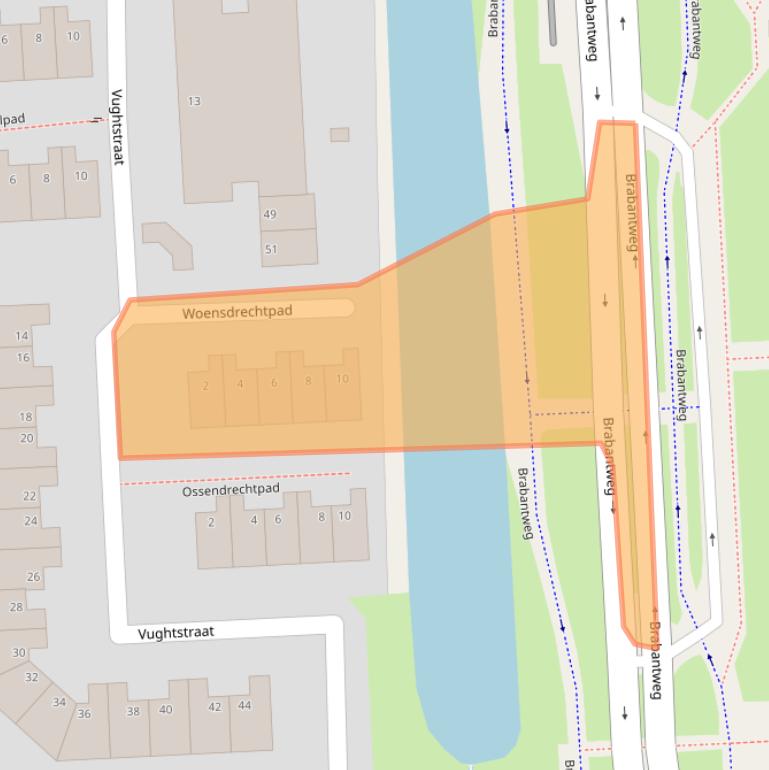 Kaart van postcodegebied 6844JH.