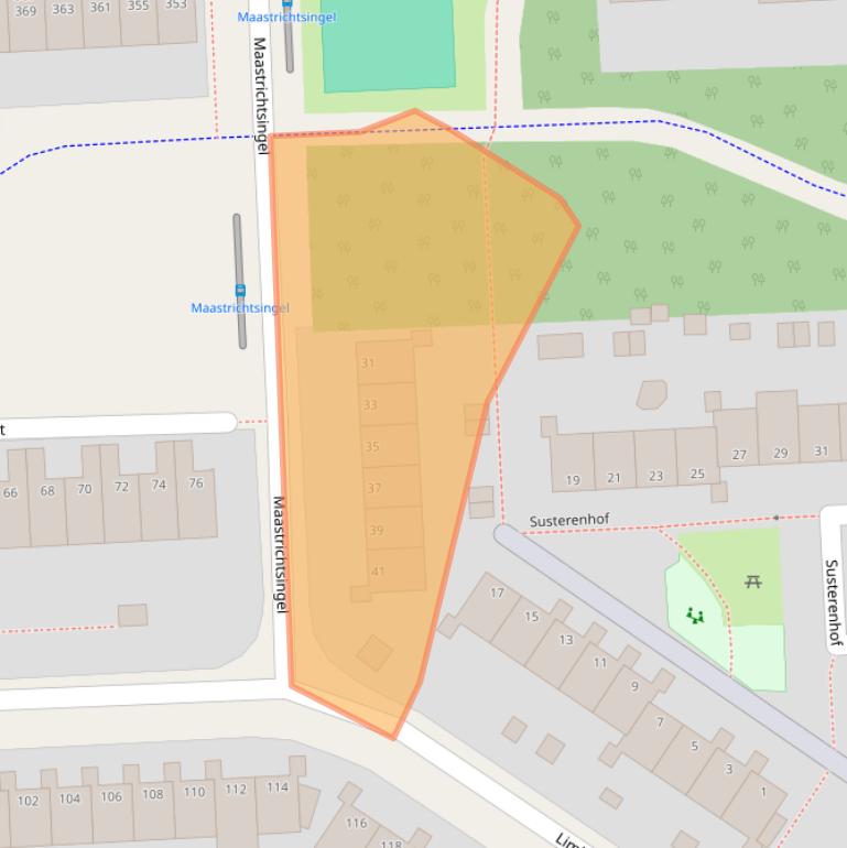 Kaart van postcodegebied 6845DA.