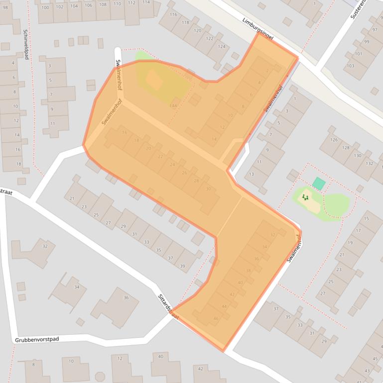 Kaart van postcodegebied 6845DH.