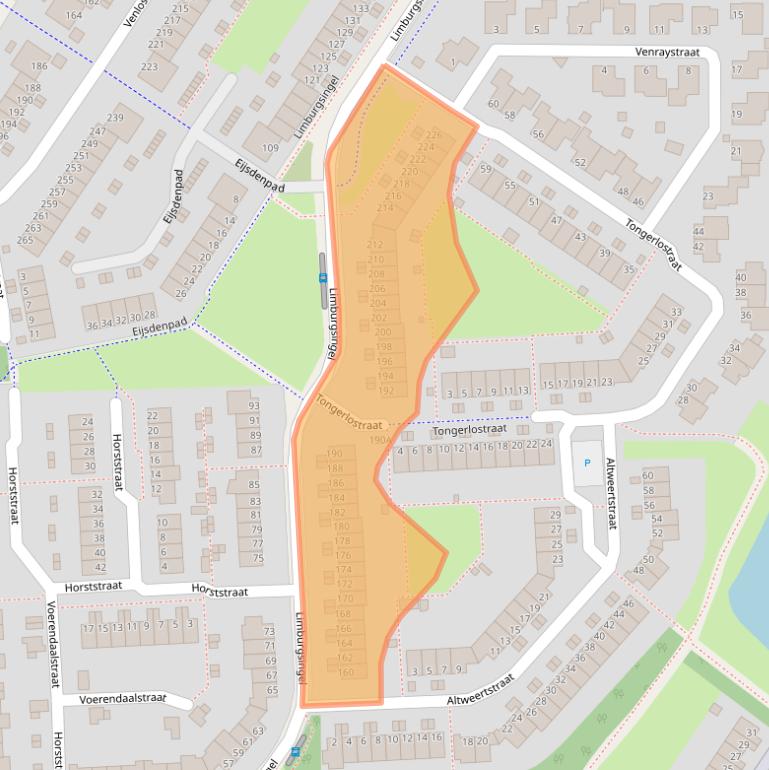 Kaart van postcodegebied 6845DS.