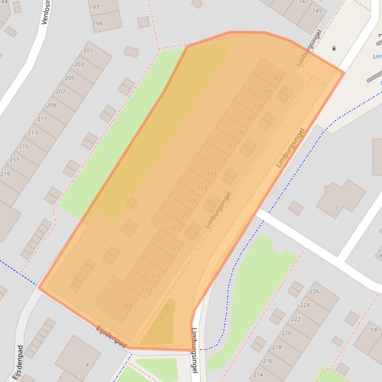 Kaart van postcodegebied 6845DX.