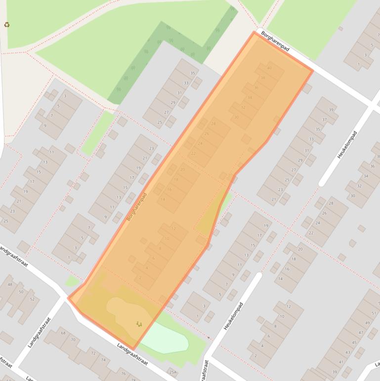 Kaart van postcodegebied 6845EK.