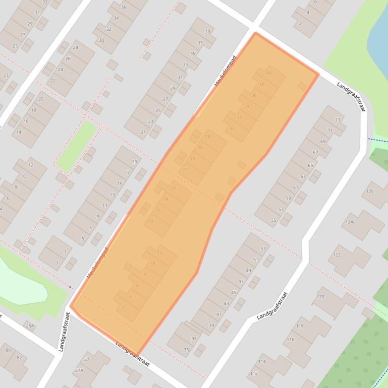Kaart van postcodegebied 6845EM.