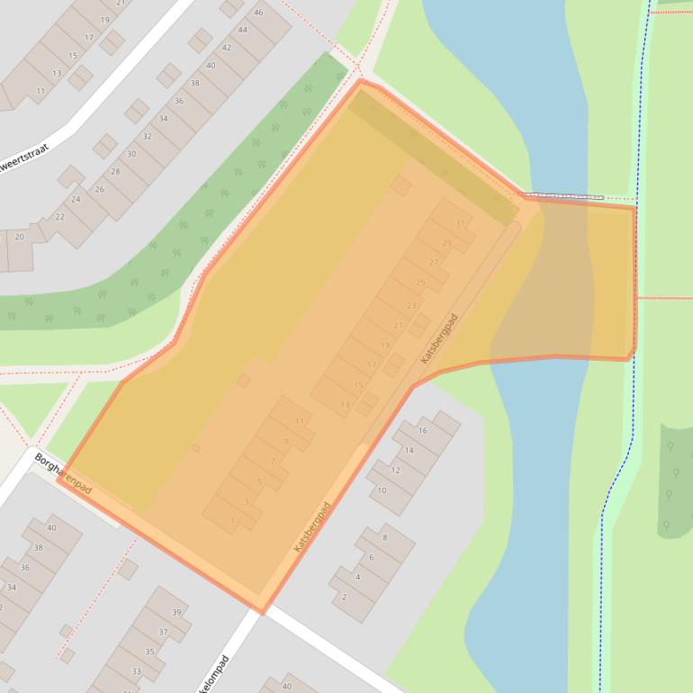 Kaart van postcodegebied 6845EN.