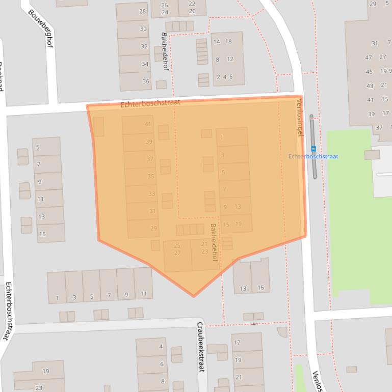 Kaart van postcodegebied 6845GA.