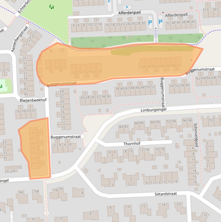 Kaart van postcodegebied 6845GR.