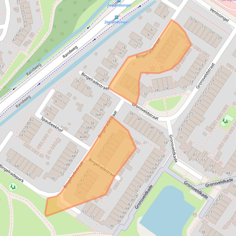 Kaart van postcodegebied 6845HA.