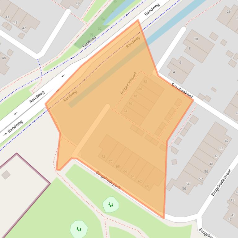 Kaart van postcodegebied 6845HE.