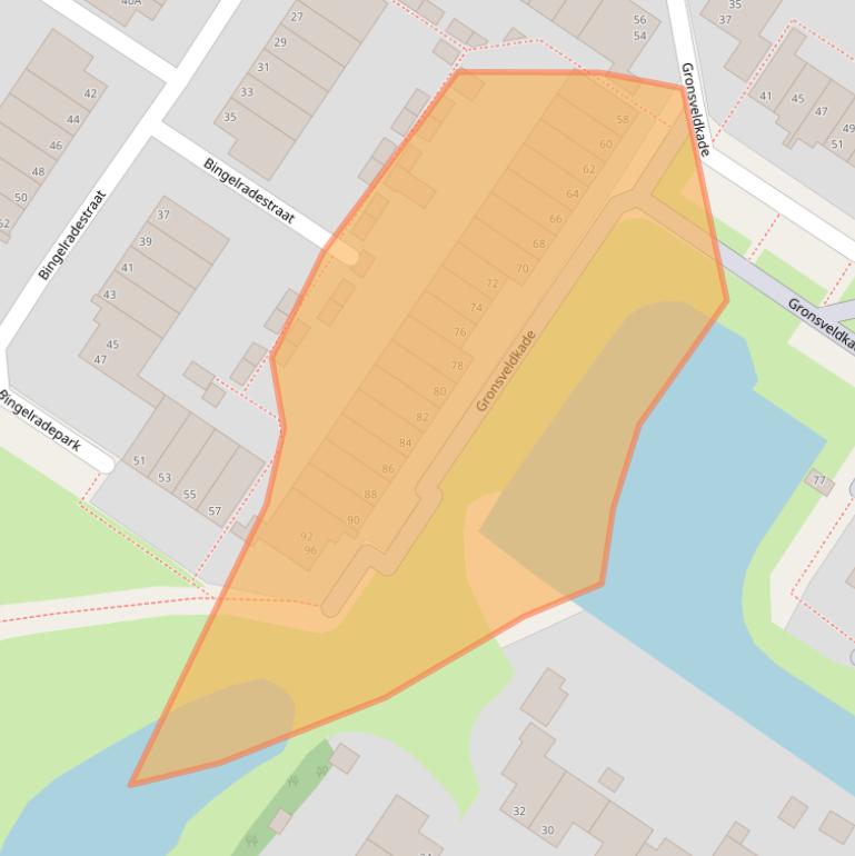 Kaart van postcodegebied 6845HL.