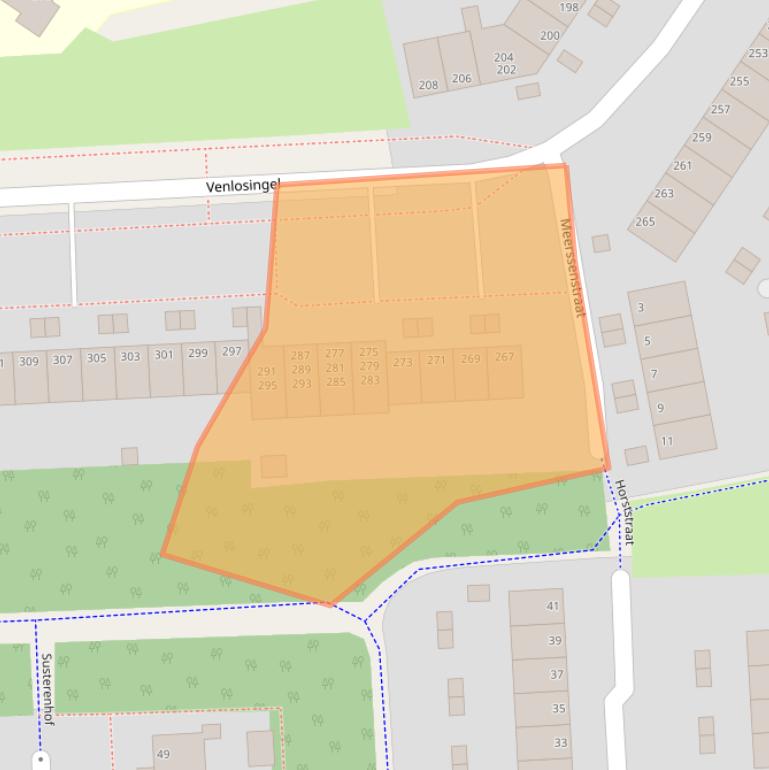 Kaart van postcodegebied 6845JV.