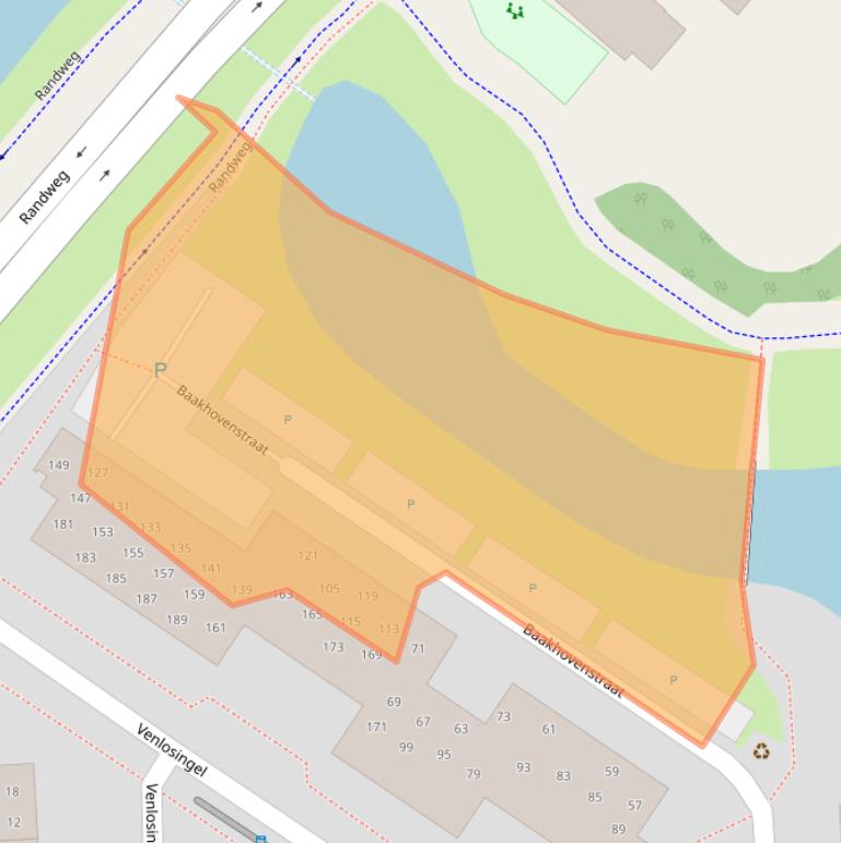 Kaart van postcodegebied 6845KE.