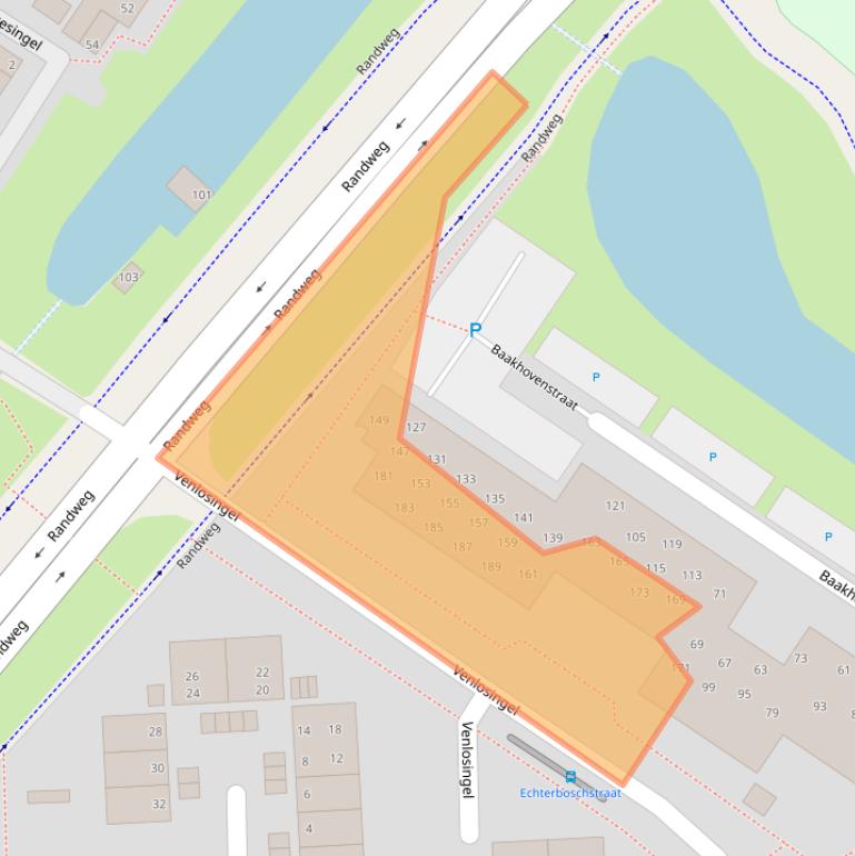 Kaart van postcodegebied 6845KG.