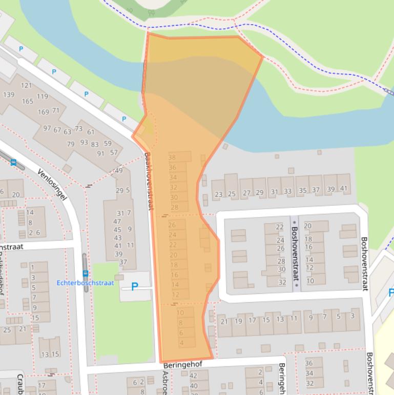 Kaart van postcodegebied 6845KH.