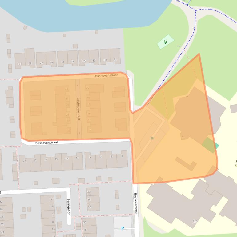 Kaart van postcodegebied 6845KM.
