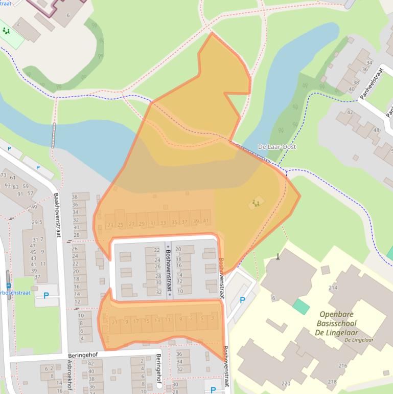 Kaart van postcodegebied 6845KN.