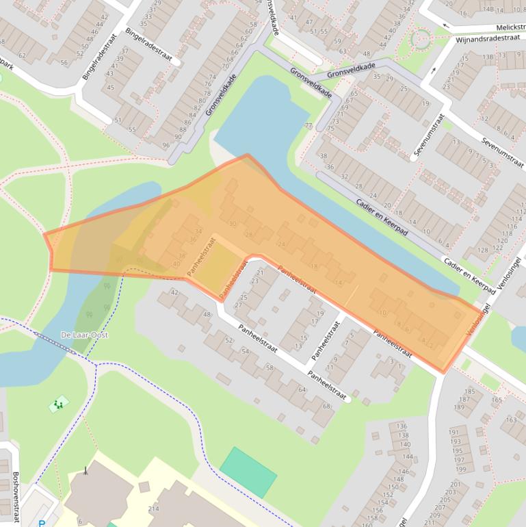 Kaart van postcodegebied 6845MA.