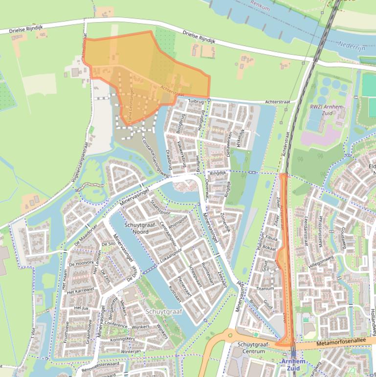 Kaart van postcodegebied 6846AB.