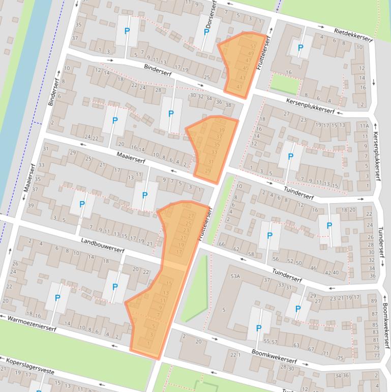 Kaart van postcodegebied 6846AC.