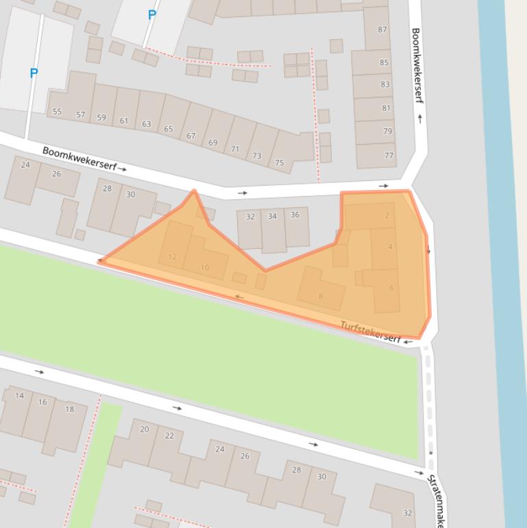 Kaart van postcodegebied 6846AN.