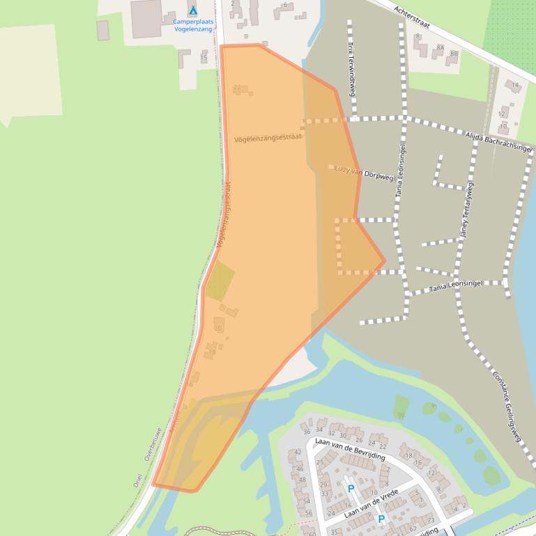 Kaart van postcodegebied 6846BA.